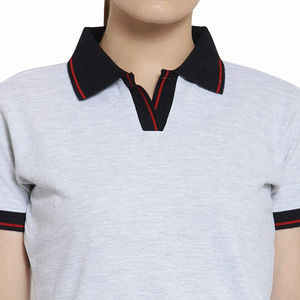 Camisetas Polo para Mujer Hechas en Pakistán, de la Mejor Calidad, Color Blanco, Corte Ajustado, Ropa Deportiva - Product Image 4