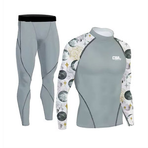 Conjunto deportivo de compresión premium para hombre, para gimnasio, fitness, correr y un estilo de vida activo diario, cómodo. - Product Image 4