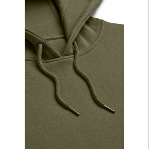 Sudadera con Capucha para Hombre, Color Verde Oliva, Corte Regular, Felpa Francesa de Algodón, Estilo Casual, con Bolsillo Delantero, para Otoño - Product Image 3