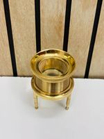 Loupe de table en laiton massif de 1,5 pouces avec support |   Loupe de bureau en laiton massif