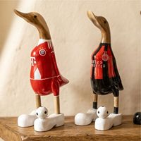 Joueur de football en bambou, artisanat artisanal