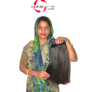 ผมอินเดียพรีเมียมแบบ Double Drawn Remy  ความหนาแน่นเต็ม  แบบตรงธรรมชาติ  ต่อผมแบบ Double Weft คุณภาพขายส่ง - Product Image 4