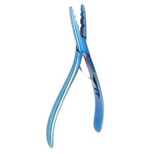 Top Trending Micro Beads Hair Extension Tool Alicates de extensión de cabello de mandíbula curvada con logotipo personalizado Hermoso diseño - Product Image 1