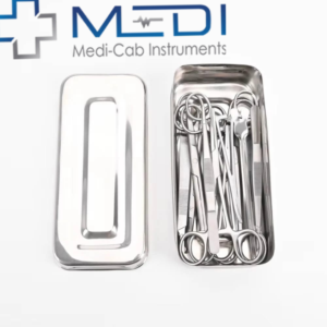 ชุดเครื่องมือผ่าตัดทั่วไป Medi-Cab Instruments ได้รับการรับรองมาตรฐาน CE ใช้งานซ้ำได้ ฆ่าเชื้อได้ ทนทานต่อการเกิดสนิม - Product Image 2