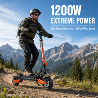Trottinette électrique pliable pour adultes, tout-terrain, haute vitesse 55 km/h, G2 Max, charge maximale 150 kg, freins à disque doubles, feux latéraux, entrepôt UE/États-Unis