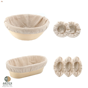 Premium Eco-Friendly Oval Rattan for Dough Rising <b>Basket</b> for Artisan <b>Bread</b> Making ARTEX QUANG PHU - Product Image 6