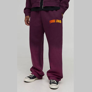 Hot Selling Custom Made 100% Cotton Casual Canvas Loose Fit Baggy Washed Drawstring Closure Windproof Cargo <b>Pants</b> - Product Image 1