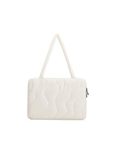 Funda Acolchada Blanca para Portátil, Bolsa Protectora para Notebook, Funda de Tela Suave para Computadora, para Dispositivos de 14 Pulgadas - Product Image 1