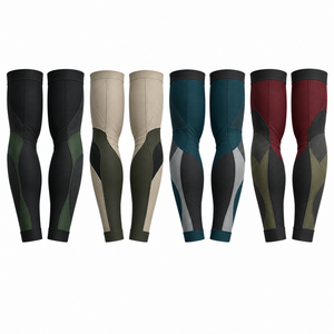 Fabricant sur mesure |   Manchons de bras pour le cyclisme VTT et gravel pour hommes |   Bourgogne Marine Noir Gris |   Vêtements de sport et vêtements d'extérieur - Product Image 2
