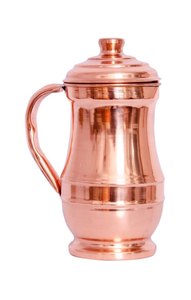 Ensemble de carafes en cuivre pour une expérience de refroidissement naturel de l'eau, ensemble en métal avec verres, durable, réutilisable, vaisselle de cuisine. - Product Image 5