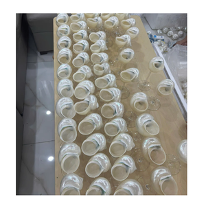 แก้วค็อกเทลแก้วทำมือทรงเปลือกหอยทันสมัยสำหรับงานปาร์ตี้ - Product Image 1