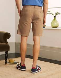 Pantalones Cortos Bermuda de Algodón Color Caqui para Hombre, Cintura Media, Cierre de Botones, con Bolsillos, Tejido Transpirable - Product Image 6