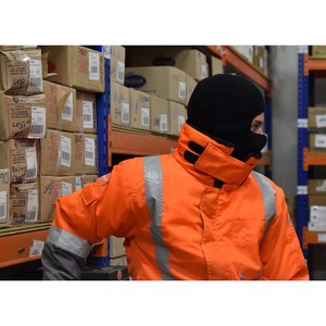 <b>Double</b> Layered Full Face Cover Knitted <b>Ski</b> Mask Windproof Open One-Hole Outdoor Activity Mask for Skiing Cycling Cold Weather - Product Image 5