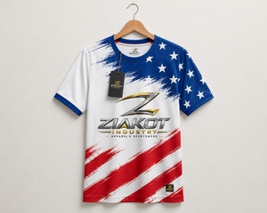 Venta al por Mayor Directa de ZIAKOT INDUSTRY, Uniforme de Fútbol Sublimado Personalizado en Negro, Dorado Antiguo y Rojo, el Más Vendido - Product Image 2