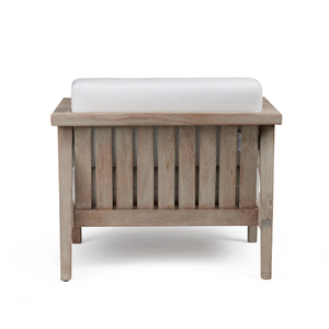 Ensemble de meubles de maison à trois places au design moderne avec structure en bois de teck pour l'ameublement d'hôtel - Product Image 5