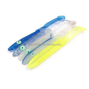 Qualità 70mm 1.5g T coda di anguilla da pesca <span class=keywords><strong>esca</strong></span> 8 pz <span class=keywords><strong>esca</strong></span> di anguilla di mare morbida <span class=keywords><strong>per</strong></span> pesci d'acqua dolce <span class=keywords><strong>per</strong></span> la pesca fluviale in barca oceanica - Product Image 6