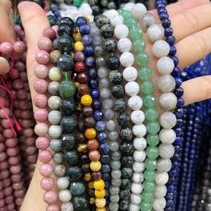 Cuentas Sueltas Facetadas Naturales Genuinas, Energía Curativa, para Hacer Joyería DIY, Pulseras y Collares, Corte Fino, Cambio de Color, Colores Mixtos - Product Image 6