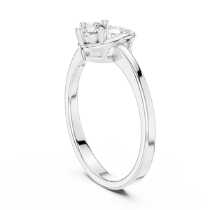 Fine Bridal Jewelry 925 Sterling Silver Moissanite <b>Diamond</b> <b>Ring</b> Wholesale Manufacturer Factory - Product Image 4