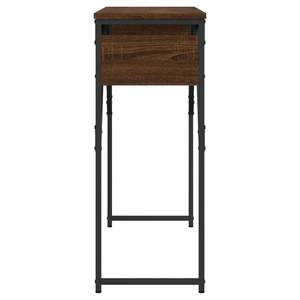 Consolle in legno ingegnerizzato di rovere marrone 41,3x11,8x29,5 pollici - Product Image 5