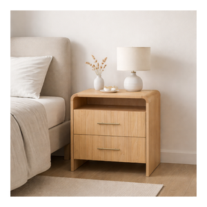 RIVEO RANGE Collection Contemporary Bedroom Furniture Durable Eco-Friendly <b>Bedside</b> <b>Table</b> Wooden Nightstand Low MOQ - Product Image 1