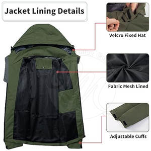 Chaqueta Impermeable Personalizable de Alta Calidad en Tallas Grandes, Precio al por Mayor, Chaqueta Impermeable Más Vendida - Product Image 4