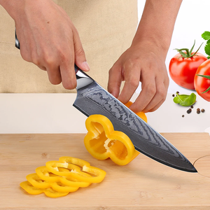 Couteau de chef en acier Damas forgé à la main de qualité supérieure, manche en bois d'olivier, couteau de cuisine professionnel, fournisseur d'usine - Product Image 6