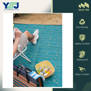 Exportateur en gros vendant des tapis de pique-nique/plage élégants de haute qualité, 100% polypropylène recyclé, pliables, à bas prix - Product Image 2