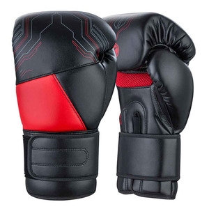 Five B Genuine Leather Unisex Boxing Training Gloves 12oz 16oz <b>Padded</b> Wrist Support Training Sparring Oem Private Label Low Moq - Product Image 1