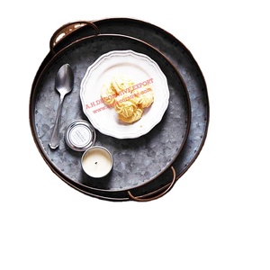 Plateau de service de gâteau de forme ronde pour Restaurant hôtel plateau de Table de forme ronde plateau de service de pain/oeuf - Product Image 1