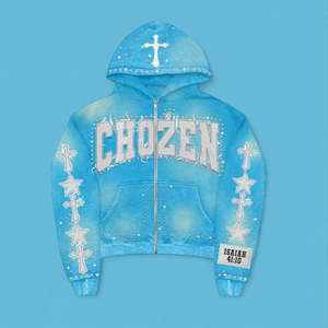 Pantalones de Chándal con Cierre de Cremallera para Hombre, Diseño Vintage con Lavado Ácido y Pedrería, Calidad Premium 2026 - Product Image 5