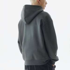 เสื้อฮู้ดดี้ปักลายวินเทจสำหรับผู้ชาย ผ้าคอตตอนหนานุ่ม สไตล์สตรีทแวร์  รับสกรีนโลโก้  ทรงโอเวอร์ไซส์ ผ้าฟลีซ - Product Image 1