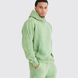 Ensemble de survêtement homme personnalisé avec logo, coupe slim, en coton, avec sweat à capuche et pantalon de jogging, en polaire, tailles XXL/XL, idéal pour l'hiver, avec option OEM - Product Image 3