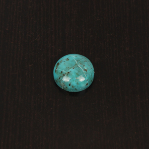 Pierre précieuse cabochon en turquoise naturelle d'Arizona, 6,8 carats, 13x13 mm, ronde, personnalisable pour la fabrication de bijoux - Product Image 5