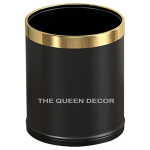Modern <b>Round</b> Shaped <b>Brush</b> Holder Shinny Golden Finished Brass Top Demanded for Bathroom Usage Metal Material - Product Image 4