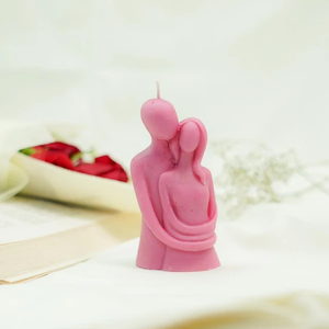 Bougie parfumée artisanale pour couple, cadeau décoratif romantique pour la Saint-Valentin, un mariage, un anniversaire et une fête à la maison chaleureuse - Product Image 2