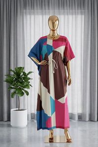 Dernière collection d'été : Kaftan en crêpe imprimé pour un style décontracté au quotidien et au bureau, coupe confortable pour toutes les femmes, prix avantageux. - Product Image 5