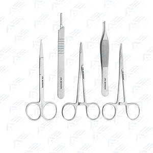 Étudiants en médecine Kit de pratique de suture pour les étudiants en médecine Tampon en silicone Chirurgie Plaies Instruments chirurgicaux Instruments médicaux - Product Image 6