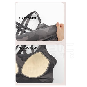 Premium Digital Print Women Sublimation Sports <b>Bra</b> Featuring Lightweight Stretch Material For Gym Training And Activewear - Product Image 4