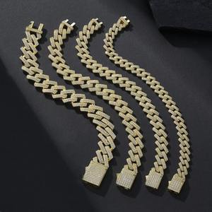 Bracelet Chaîne Maille Cubaine Miami en Or Personnalisé, Massif et Rempli, Bijou de Luxe Unisexe, Style Classique et Imposant, Idéal pour un Cadeau - Product Image 2