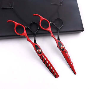 Kit de Barbier Professionnel : Ciseaux et Lames Noires pour Salon de Beauté – Ciseaux de Démêlage pour Adultes – Prix de Gros - Product Image 1