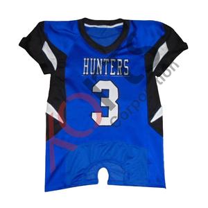 Camisetas de Fútbol Americano de Alta Calidad en Spandex/Poliéster, Transpirables, de Secado Rápido, Manga Corta, con Logotipo Frontal, Unisex, Tallas para Adultos - Product Image 1