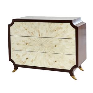 Coffre de rangement multifonctionnel de luxe en bois massif avec incrustations en os, fait main, pour salon et cuisine (vente en gros) - Product Image 5