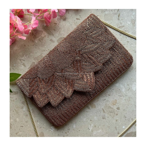 Bolso de Mensajero de Lona Hecho a Mano de Diseño Bohemio Indio para Mujer, Bolso de Hombro Elegante para Fiestas, Compras y Eventos Nocturnos, Venta al por Mayor - Product Image 5