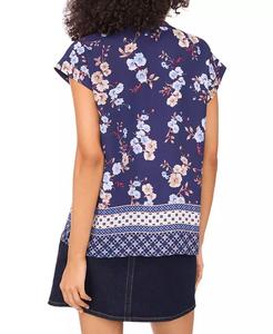 Blusa a collo Modulare stampa mista da donna | Vince Camuto - Product Image 2