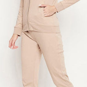 Conjunto Deportivo OEM para Mujer, Sudadera con Capucha y Pantalones Deportivos, 100% Algodón Felpa, 2 Piezas - Product Image 6