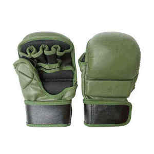 Guantes de Piel Sintética Personalizados de Medio Dedo para MMA y Boxeo, Guantes de Combate para Grappling y Saco de Boxeo, Precio Razonable, Alta Calidad, OEM - Product Image 1