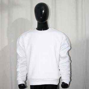 Sudadera con cuello simulado de 450 GSM, bordado con nombre personalizado, corte holgado y extragrande, 100% algodón, felpa francesa. - Product Image 5