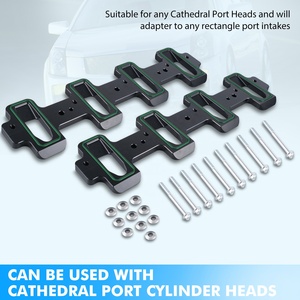 BEVINSEE LS1 Cathédrale Port Collecteur D'admission Plaque Culasse Supercharger Adaptateurs Pour LS3 LSA ZL1 CTS-V <span class=keywords><strong>LSX</strong></span> Série - Product Image 6