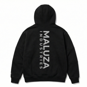 Sudadera con Capucha Unisex de Forro Polar Grueso, Bordada, para Invierno, Cálida, Informal, Colección Europa, Maluza Industries - Product Image 2