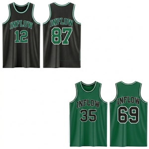 Custom Women and Men Basketball Jersey Sleeveless Mesh 100% Polyester Breathable Basketball Jersey Team Name Number Summer - Product Image 1